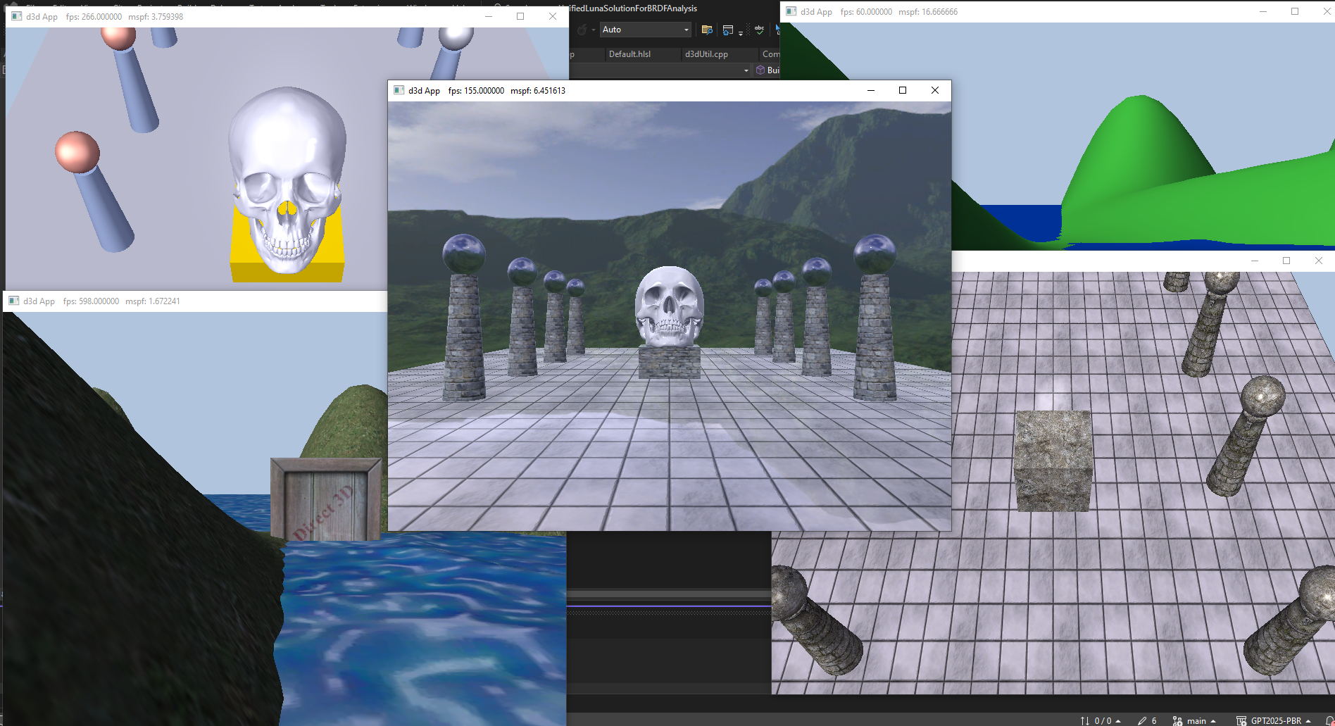 Physically Based Rendering - Real-time BRDF Analyser